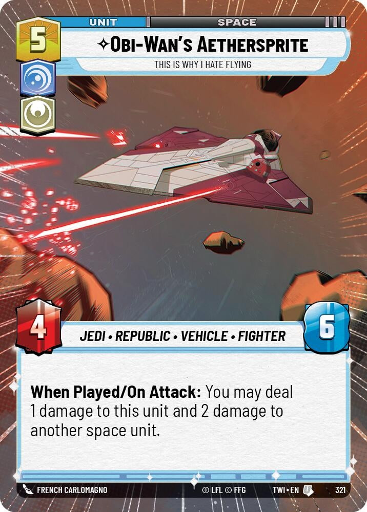 Image for Obi-Wan's Aethersprite - This is Why I Hate Flying (Hyperspace) [Twilight of the Republic]