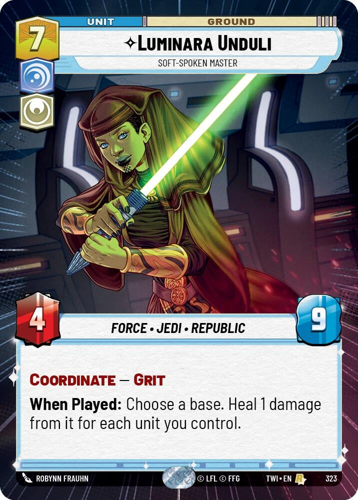 Image for Luminara Unduli - Soft-Spoken Master (Hyperspace) [Twilight of the Republic]