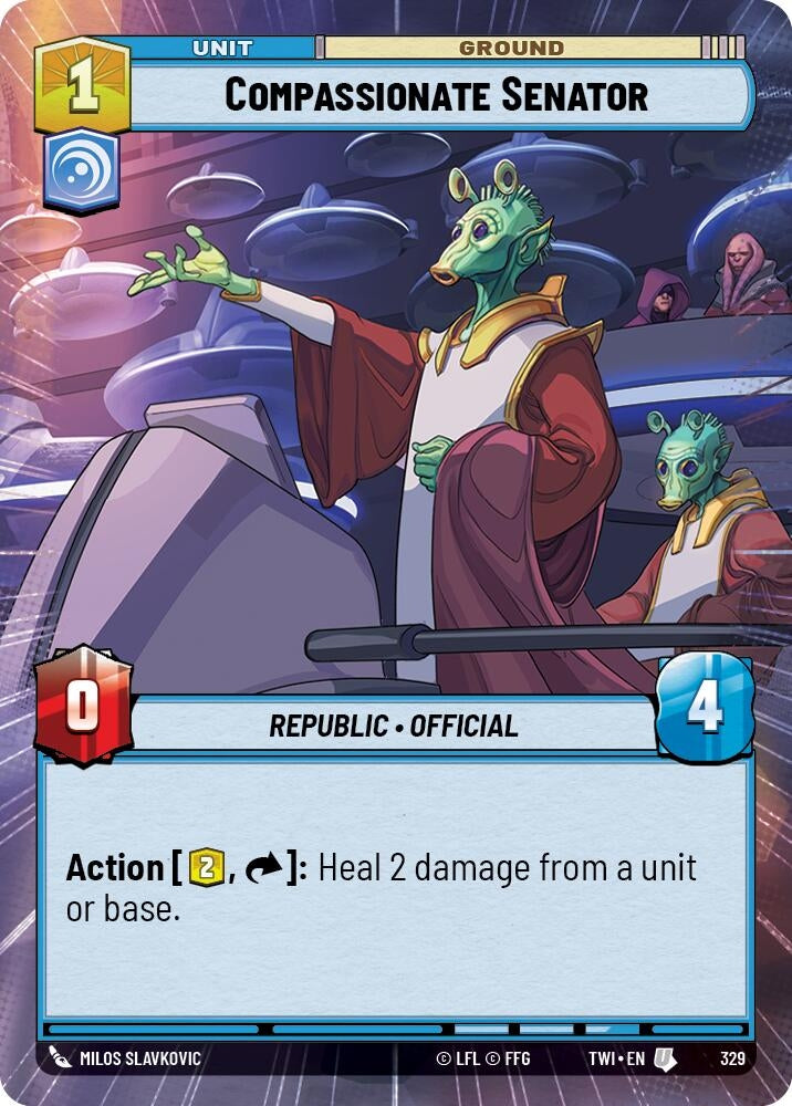 Image for Compassionate Senator (Hyperspace) [Twilight of the Republic]