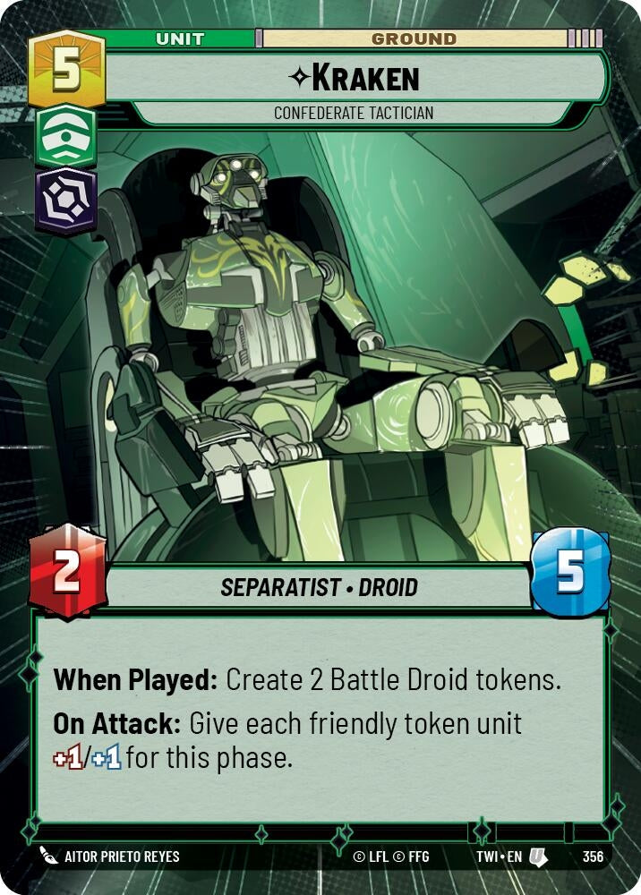 Image for Kraken - Confederate Tactician (Hyperspace) [Twilight of the Republic]