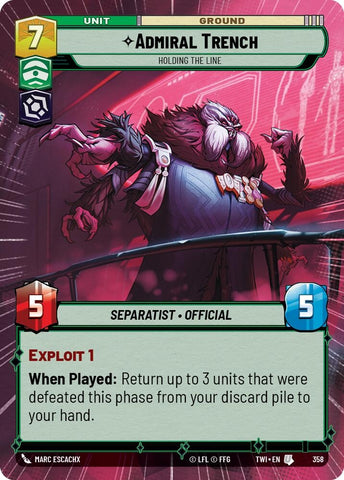 Image for Admiral Trench - Holding the Line (Hyperspace) [Twilight of the Republic]