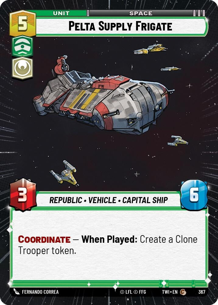 Image for Pelta Supply Frigate (Hyperspace) [Twilight of the Republic]