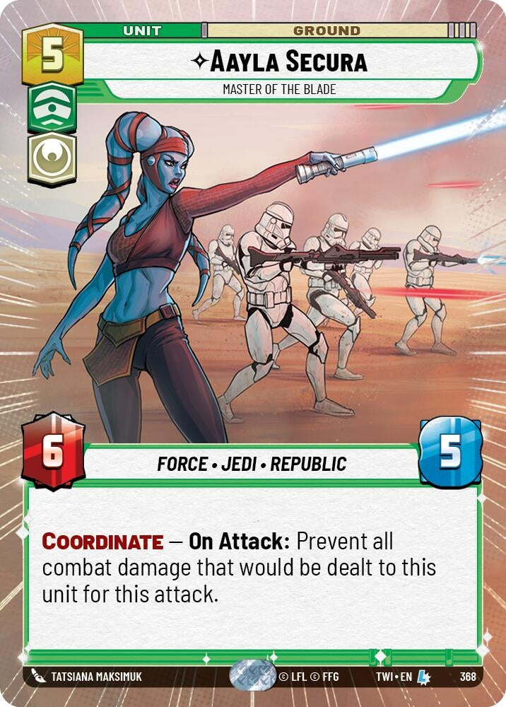 Image for Aayla Secura - Master of the Blade (Hyperspace) [Twilight of the Republic]