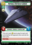 Image for Republic Defense Carrier (Hyperspace) [Twilight of the Republic]