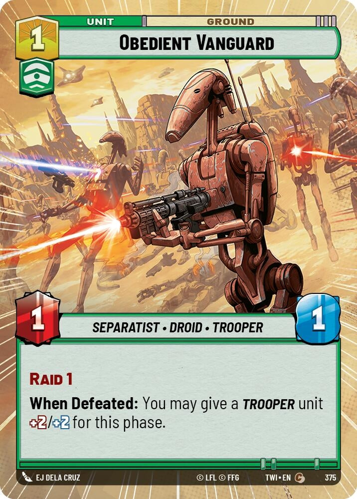 Image for Obedient Vanguard (Hyperspace) [Twilight of the Republic]