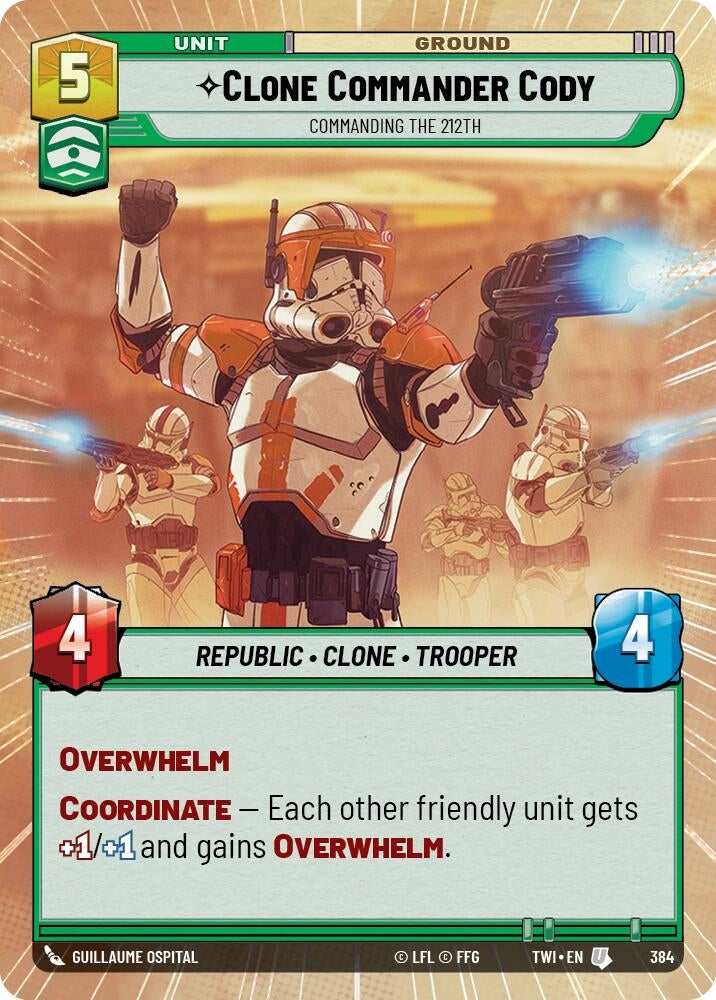 Image for Clone Commander Cody - Commanding the 212th (Hyperspace) [Twilight of the Republic]