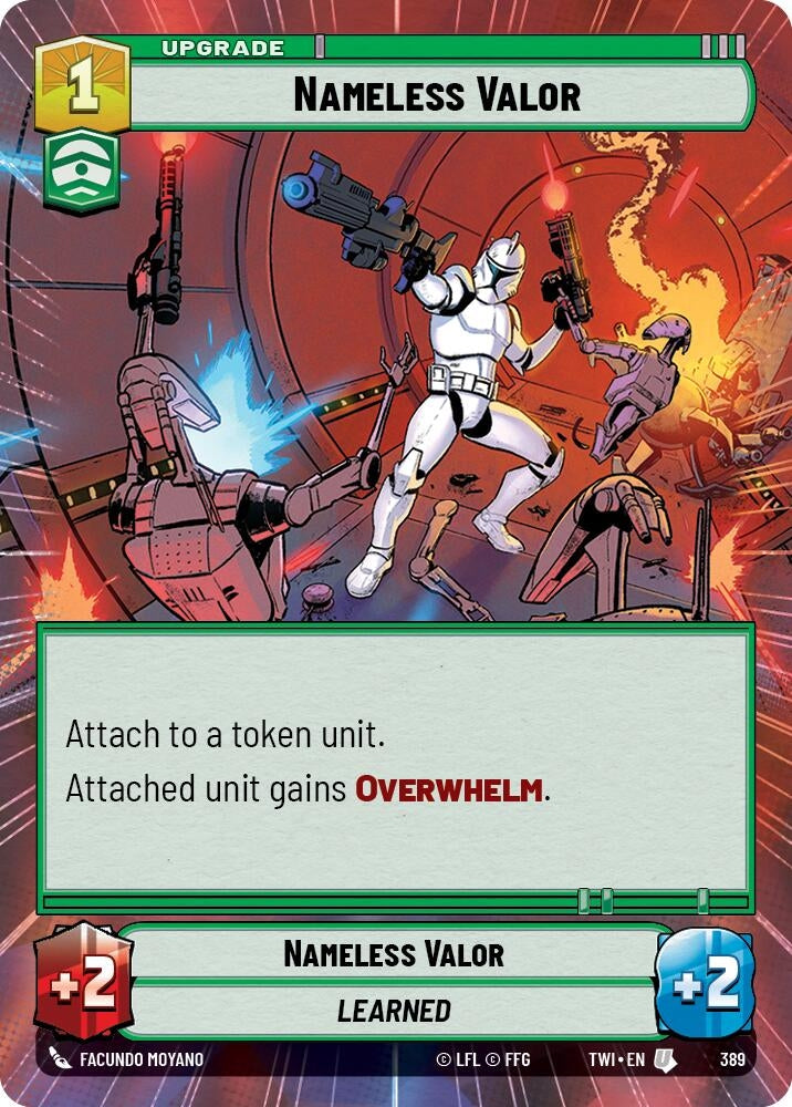 Image for Nameless Valor (Hyperspace) [Twilight of the Republic]