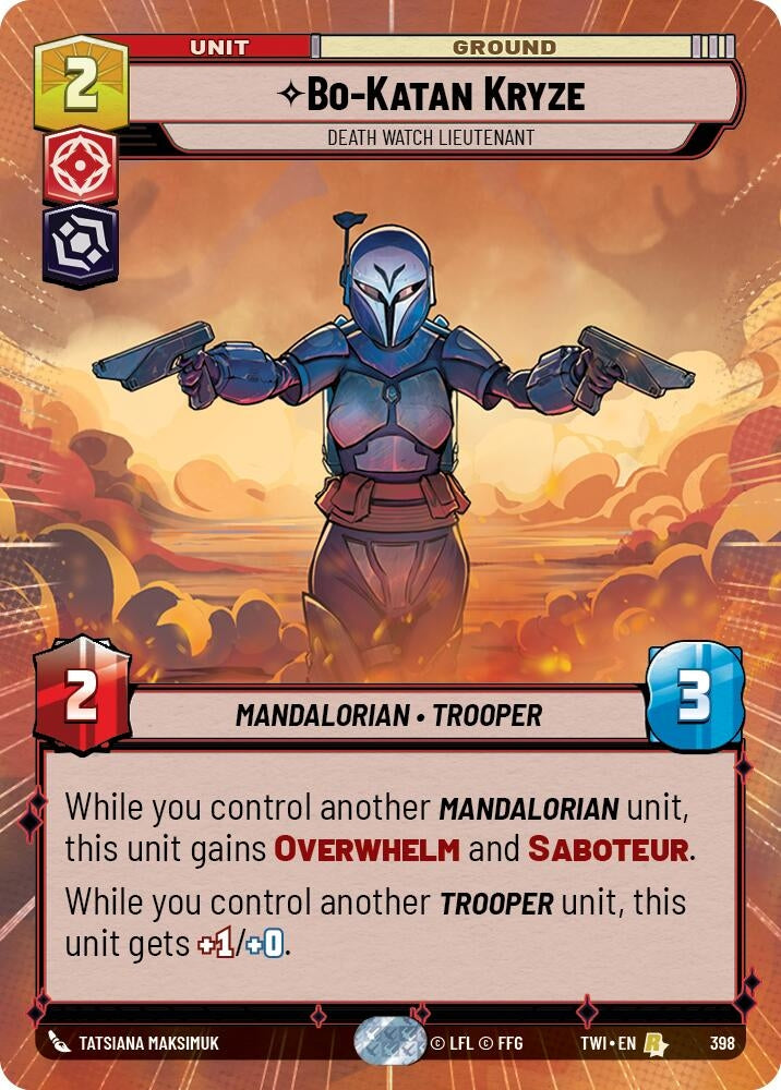 Image for Bo-Katan Kryze - Death Watch Lieutenant (Hyperspace) [Twilight of the Republic]