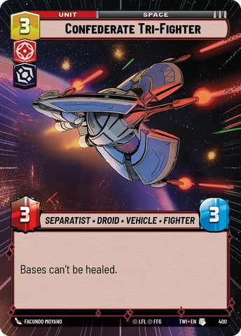 Image for Confederate Tri-Fighter (Hyperspace) [Twilight of the Republic]