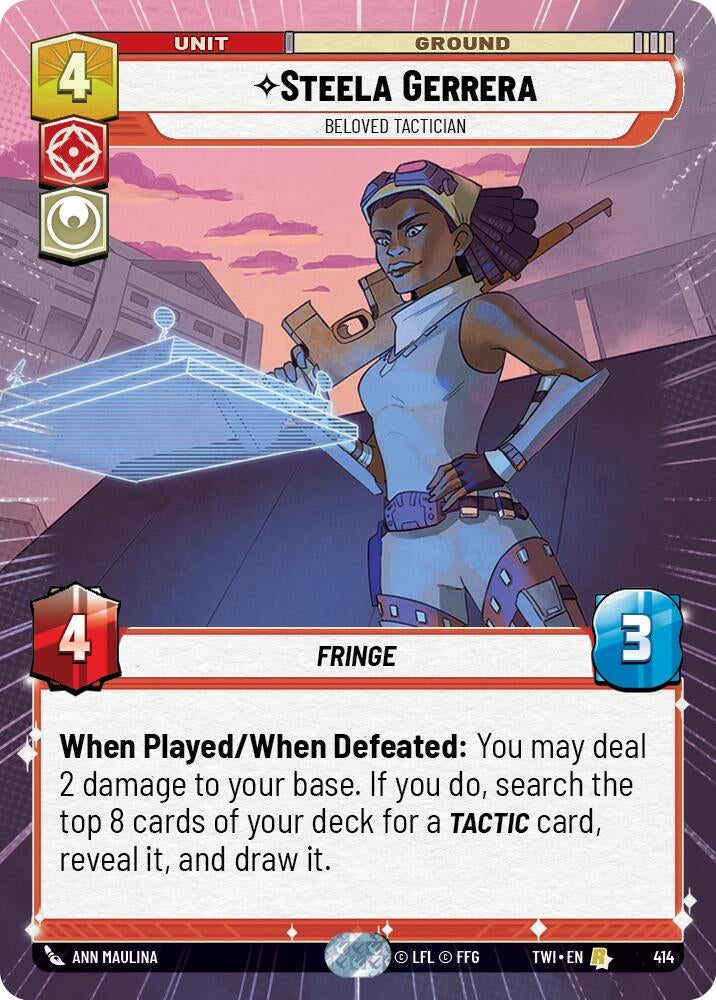 Image for Steela Gerrera - Beloved Tactician (Hyperspace) [Twilight of the Republic]