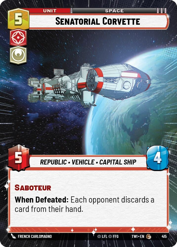 Image for Senatorial Corvette (Hyperspace) [Twilight of the Republic]