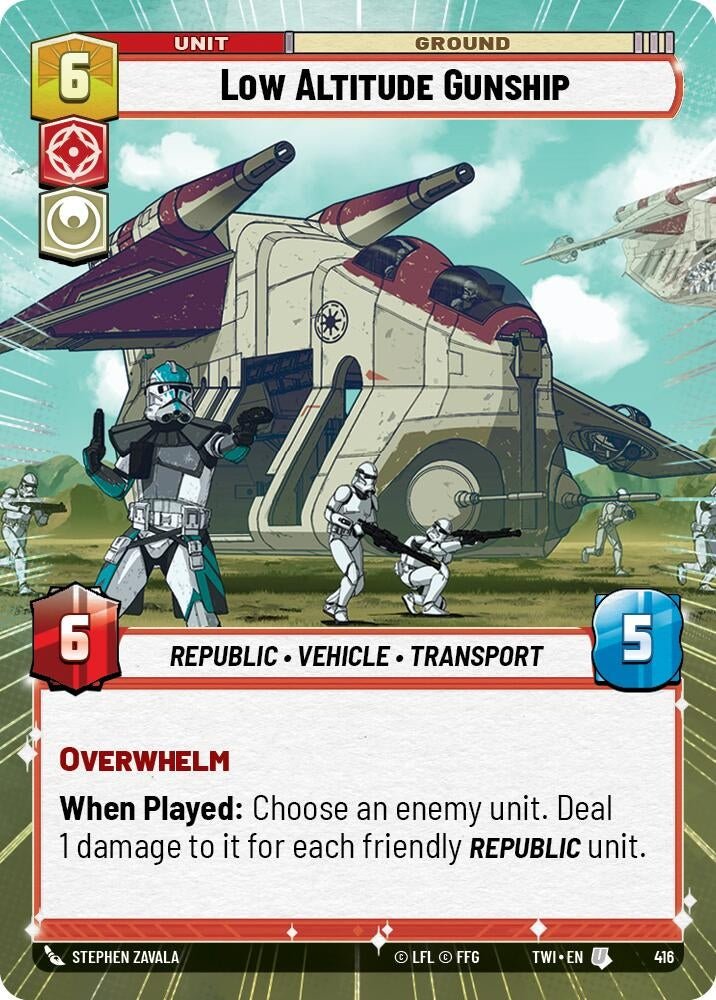 Image for Low Altitude Gunship (Hyperspace) [Twilight of the Republic]