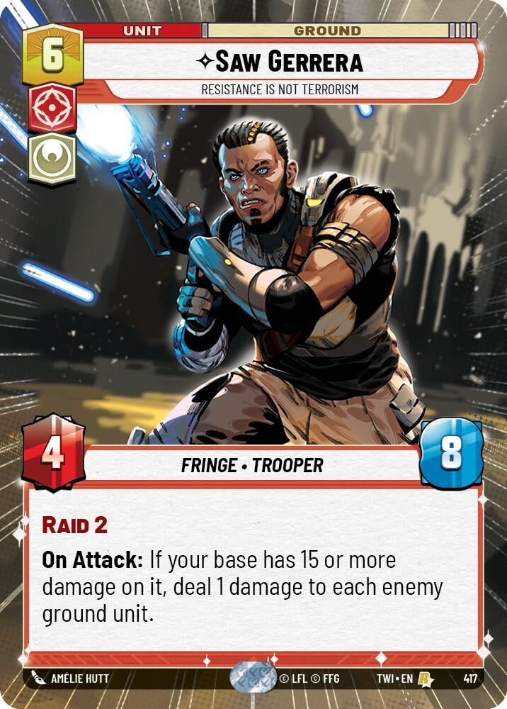 Image for Saw Gerrera - Resistance is Not Terrorism (Hyperspace) [Twilight of the Republic]