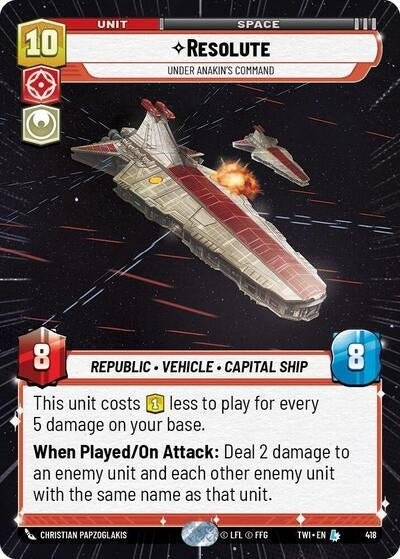 Image for Resolute - Under Anakin's Command (Hyperspace) [Twilight of the Republic]