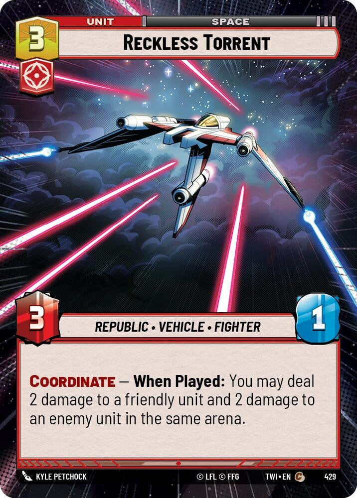 Image for Reckless Torrent (Hyperspace) [Twilight of the Republic]