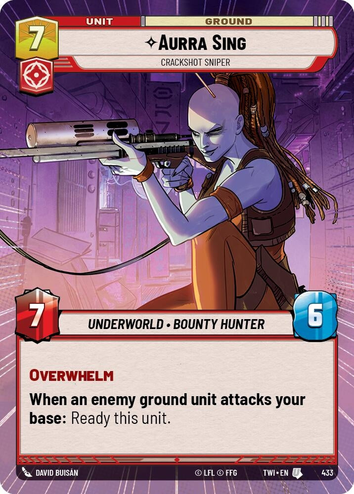Image for Aurra Sing - Crackshot Sniper (Hyperspace) [Twilight of the Republic]