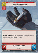 Image for Old Access Codes (Hyperspace) [Twilight of the Republic]