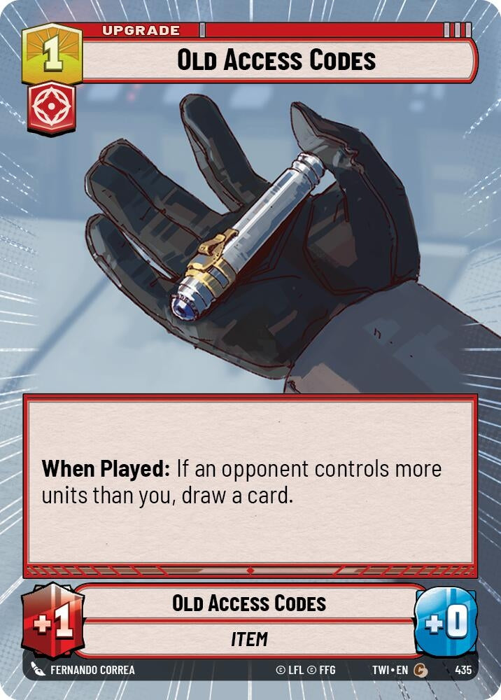 Image for Old Access Codes (Hyperspace) [Twilight of the Republic]