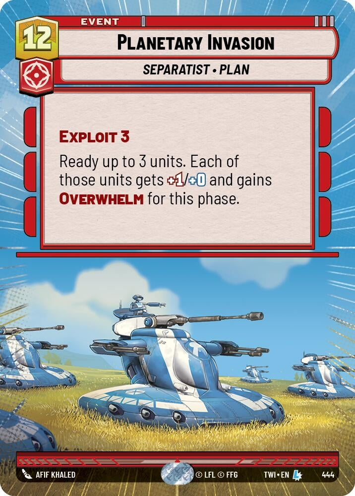 Image for Planetary Invasion (Hyperspace) [Twilight of the Republic]