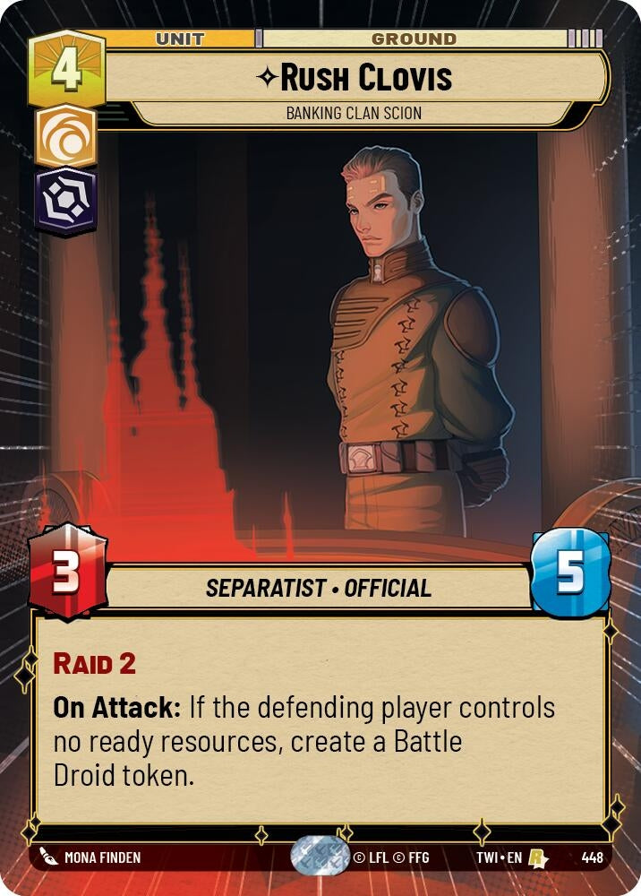 Image for Rush Clovis - Banking Clan Scion (Hyperspace) [Twilight of the Republic]