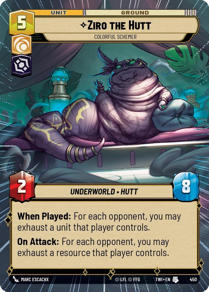 Image for Ziro the Hutt - Colorful Schemer (Hyperspace) [Twilight of the Republic]