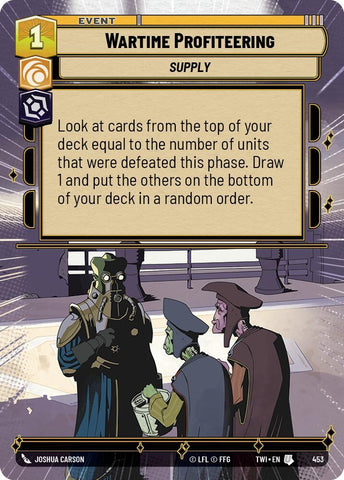 Image for Wartime Profiteering (Hyperspace) [Twilight of the Republic]