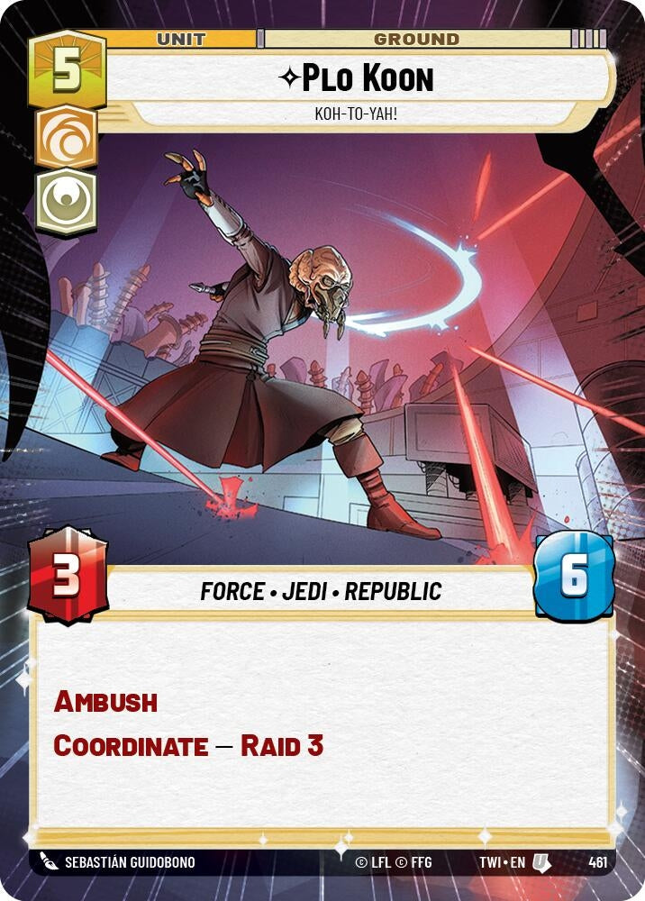 Image for Plo Koon - Koh-to-yah! (Hyperspace) [Twilight of the Republic]