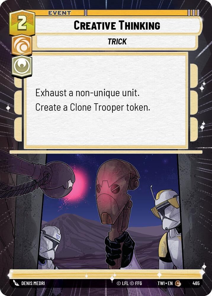 Image for Creative Thinking (Hyperspace) [Twilight of the Republic]