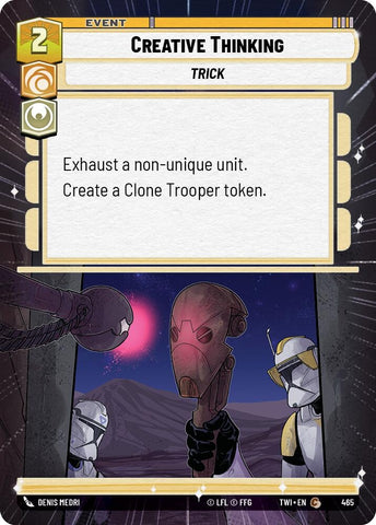 Image for Creative Thinking (Hyperspace) [Twilight of the Republic]