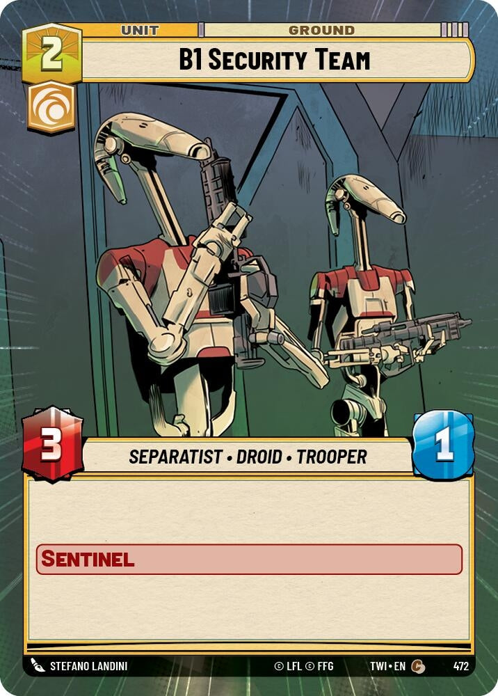 Image for B1 Security Team (Hyperspace) [Twilight of the Republic]