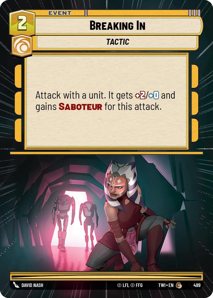 Image for Breaking In (Hyperspace) [Twilight of the Republic]