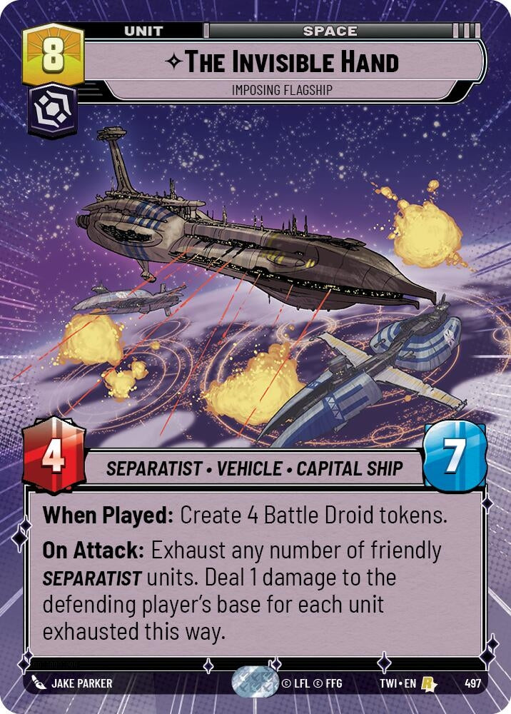 Image for The Invisible Hand - Imposing Flagship (Hyperspace) [Twilight of the Republic]