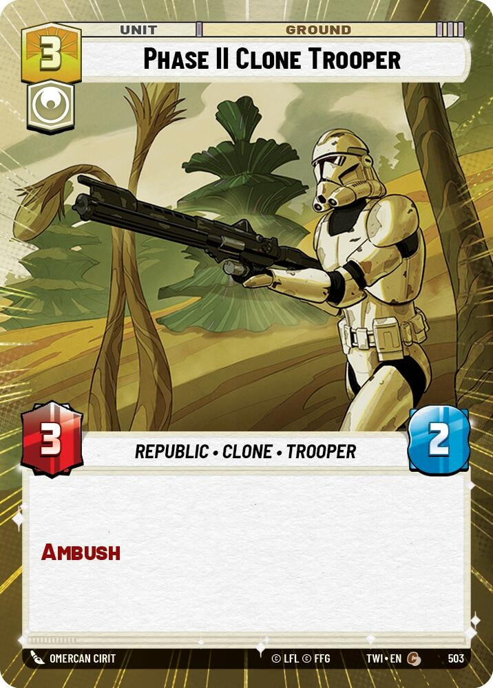 Image for Phase II Clone Trooper (Hyperspace) [Twilight of the Republic]