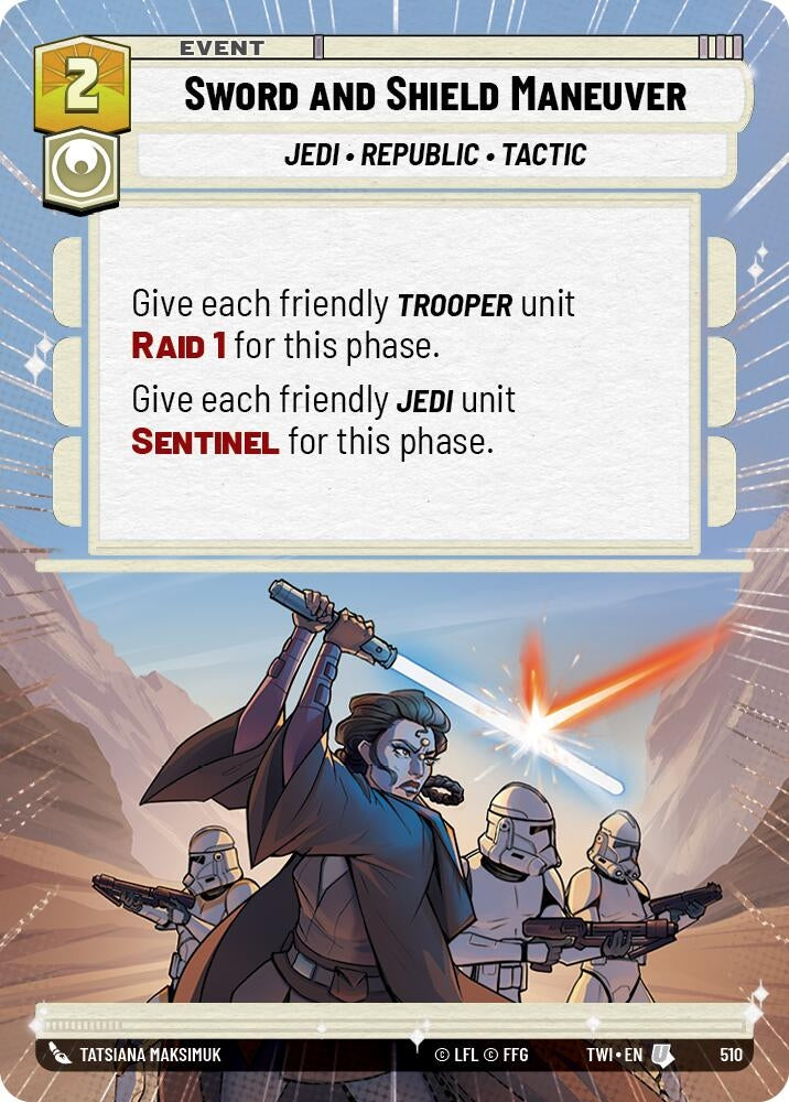 Image for Sword and Shield Maneuver (Hyperspace) [Twilight of the Republic]