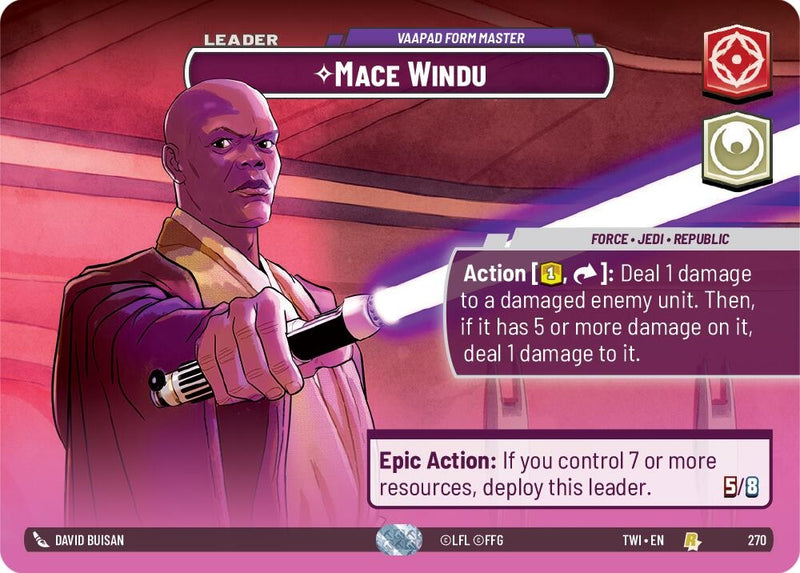 Image for Mace Windu - Vaapad Form Master (Showcase) [Twilight of the Republic]