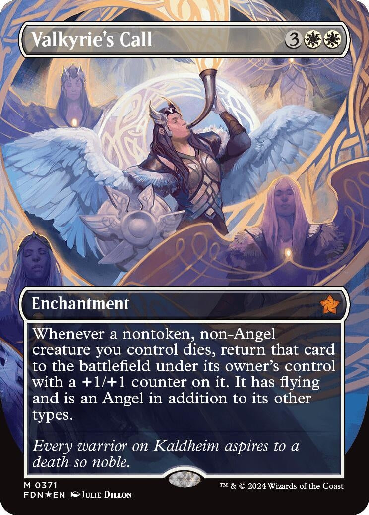 Image for Valkyrie's Call (Borderless) (Mana Foil)
