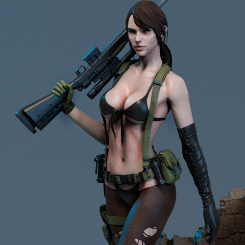 Quiet Resin Statue - view 1