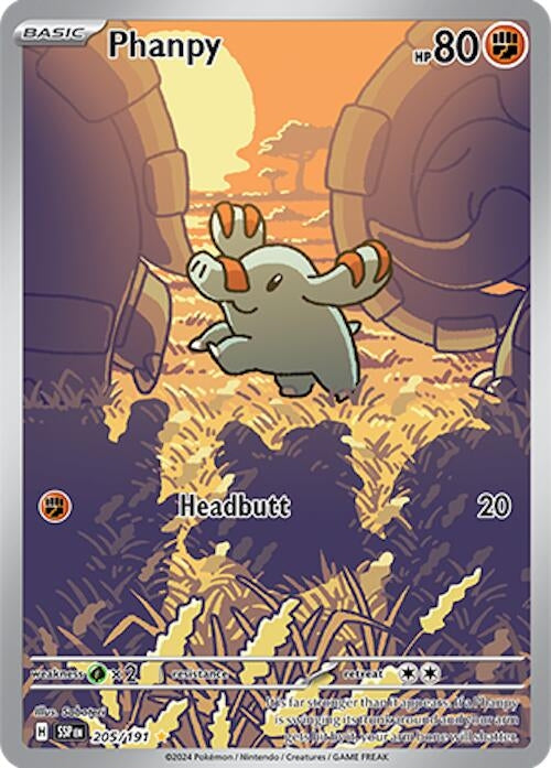 Image for Phanpy - 205/191 [SV08: Surging Sparks]