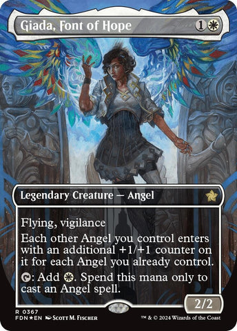 Image for Giada, Font of Hope (Borderless) (Mana Foil)