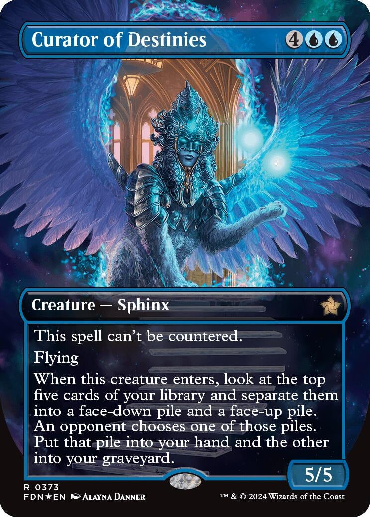 Image for Curator of Destinies (Borderless) (Mana Foil)