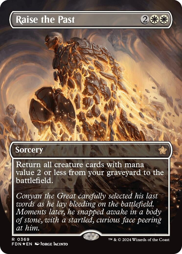 Image for Raise the Past (Borderless) (Mana Foil)