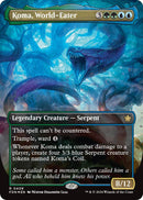 Image for Koma, World-Eater (Borderless) (Mana Foil)