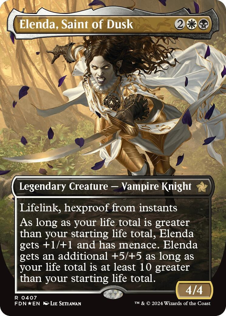 Image for Elenda, Saint of Dusk (Borderless) (Mana Foil)