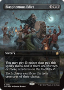 Image for Blasphemous Edict (Borderless) (Mana Foil)