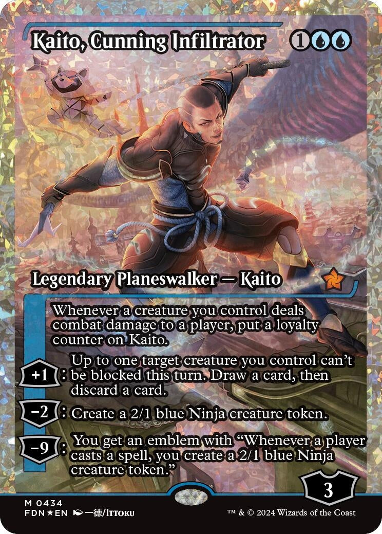 Image for Kaito, Cunning Infiltrator (Showcase) (Frature Foil)