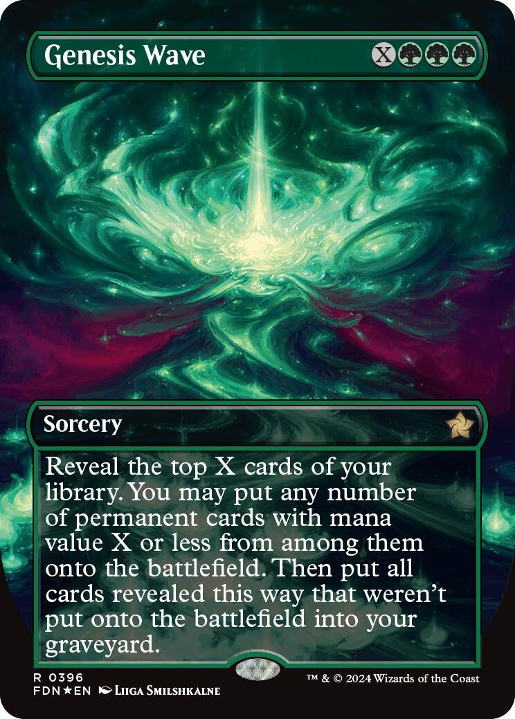 Image for Genesis Wave (Borderless) (Mana Foil)