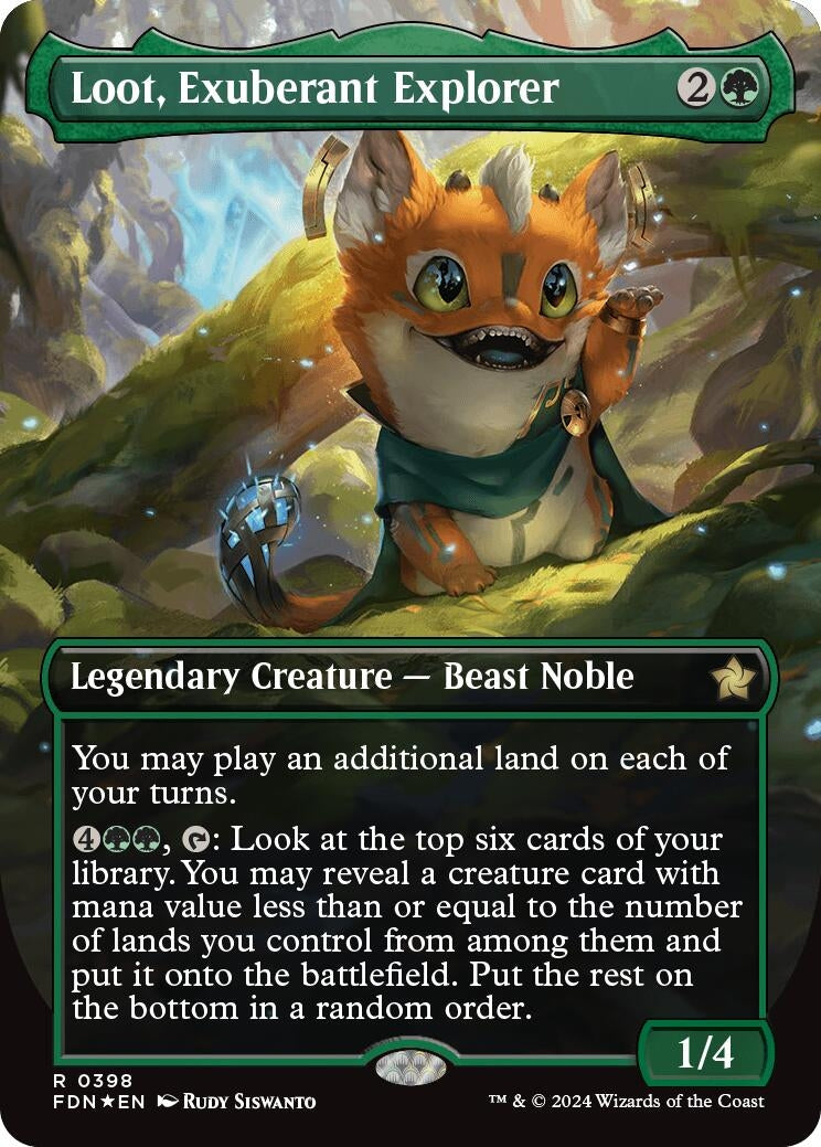 Image for Loot, Exuberant Explorer (Borderless) (Mana Foil)