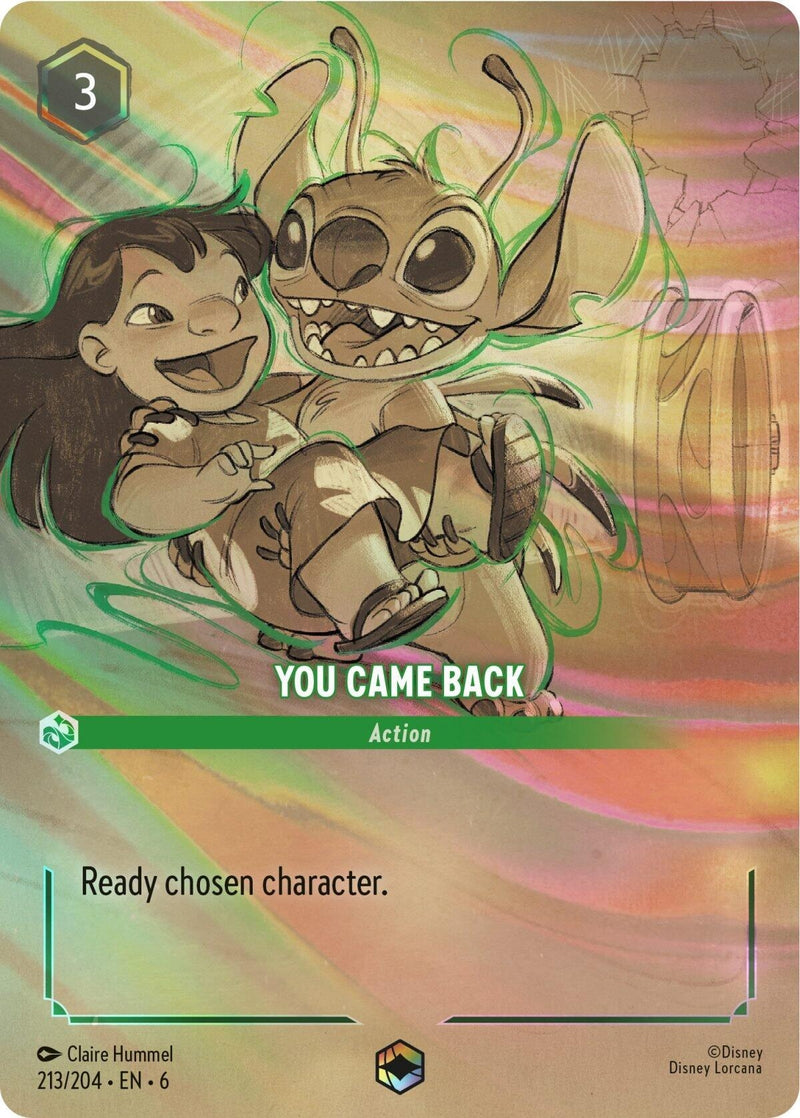 Image for You Came Back (Enchanted) [Azurite Sea]
