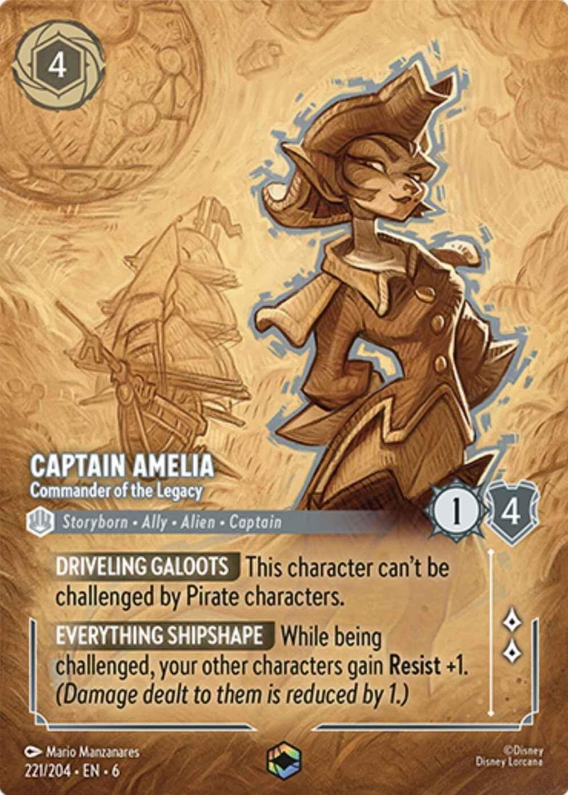 Image for Captain Amelia - Commander of the Legacy (Enchanted) [Azurite Sea]