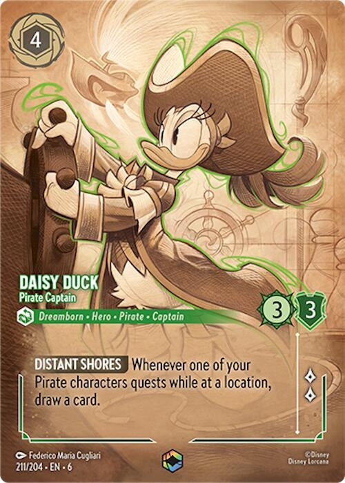 Image for Daisy Duck - Pirate Captain (Enchanted) [Azurite Sea]